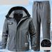 Men's Clothing Autumn And Winter Velvet Thickened Jacket Windproof And Waterproof, Outdoor Mountaineering, Cold Proof_viptrois.com