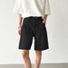 Men's Clothing New Summer White Denim Shorts Trendy Solid Color Casual Shorts_viptrois.com