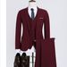 Men’s Clothing 4Pcs/Set Authentic Men's Suit Jacket Vest Shirt Men Style Men's Slim Fit Formal Wear_viptrois.com