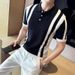 Men's Summer Polo Shirt – Breathable Knit Business Casual T-Shirt With Ice Silk Collar (M-XXXL, White/Black/Khaki)_viptrois.com