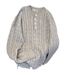 Retro autumn new striped jacquard sweater men's round neck pullover loose warm high street fashion brand knitted sweater_viptrois.com