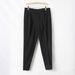 Men's Velcro Jogger Casual Pants Autumn Winter High End Fleece Lined Nine Point Dress Pants_viptrois.com