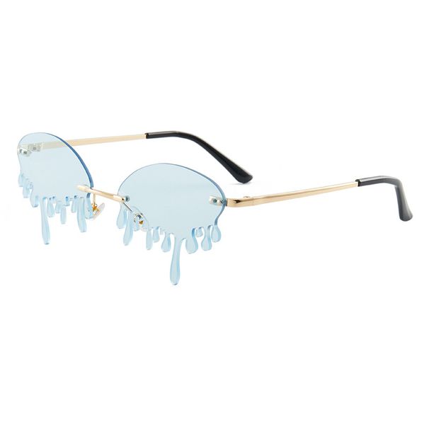 Trendy Tear-Shaped Sunglasses - Ocean Lens Colorful UV Protection Fashion Sunglasses For Women & Men_viptrois.com