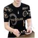 Clearance Leak-picking Counter Withdrawal Tail Order Foreign Trade Fashion Brand Ice Silk Short Sleeve T-shirt Men's Half Sleeve Top Clothes_viptrois.com