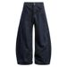 Men's Clothing American Sickle Banana Jeans Silhouette Retro Flared Straight Wide Leg Scimitar Trousers Men's_viptrois.com