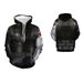 Pure 2021 Foreign Trade New Winter Soldier Series 3D Printed Men's Hooded Cardigan Sports Sweatshirt Cosplay_viptrois.com
