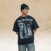 Trendy Brand 300g Washed T-shirt With American Vintage Texture And Unique Print_viptrois.com