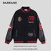 Men's Clothing Heavyweight Baseball Jacket For Women Autumn New Style Letter Embroidery Contrast Color Stitching Jacket Loose Casual Top_viptrois.com