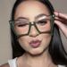 Women's Glasses Large Frame Flat Glasses New Style Personalized Glasses Frame Trendy Internet Celebrity Ins Fashion Glasses Frame Anti Blue Light_viptrois.com