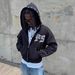 Men's Clothing American Punk New Sweatshirt Y2K Letter Printing Casual Street Fashion Men And Women Hooded Cardigan Tops_viptrois.com