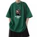 100% Pure Cotton Summer Loose Size 2-300 Pounds Trendy Short Sleeved Youth Men's Simple And Versatile T-shirt_viptrois.com