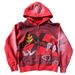 European American Foreign Trade Personality Anime Print Embroidery Zipper Sweatshirt And Sweatpants Set Long Sleeve_viptrois.com