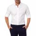 Men's Clothing Men's Zipper Shirt Hidden Zipper Button Oxford Stretch Cotton Zipper Lining_viptrois.com