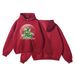 Men's Clothing 350GSM Fleece-Lined Christmas Hoodie – Festive Tree Print Unisex Streetwear (42% Cotton, Warm & Cozy, Oversized Fit, 2 Colors)_viptrois.com