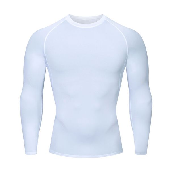 Loom European And American Cross-Border Sports Quick-Dry Compression Shirt For Men, Base Layer Training, High Elasticity,_viptrois.com