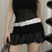 Flower rivet Y2K waistband for women's accessories, versatile dress, Korean version jeans with belt, personalized and_viptrois.com
