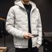 Cotton-padded Men's Autumn Men's Hooded Youth Korean Version Of Casual Men's Cotton-padded Jacket Men's Cotton-padded Clothes_viptrois.com