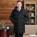 Men's Clothing Down Jacket Men's Mid Length Thickened Enlarged Slim Fashion Dad's Outfit Middle Aged Grandfather Down Jacket Men_viptrois.com