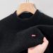 Men's Clothing New Autumn And Winter Plus Velvet Sweater, Half Turtleneck, Thickened One Piece Velvet, Warm Knitted Bottoming Shirt Top_viptrois.com