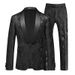 Men's Clothing New Men's Suit Two Piece Suit Korean Style Youth Trend Fashion Casual Jacquard Suit Men's Dress_viptrois.com