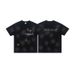 Washed Vintage 300g Spray Painted Motorcycle Letter Print Short Sleeve T-Shirt For Men And Women Street Style_viptrois.com