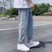 Herbst Männer Gerade Bein Slim Fit Jeans Casual Trendy Marke Lose Fit Geerntete Hosen Koreanischen Stil Vielseitig Für Studenten_viptrois.com
