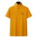 Men's Clothing Men's Stand Up Collar Polo Shirt Men's Summer High End Light Luxury Cool Feeling T Embroidery Collar Short Sleeved Men's T Shirt_viptrois.com