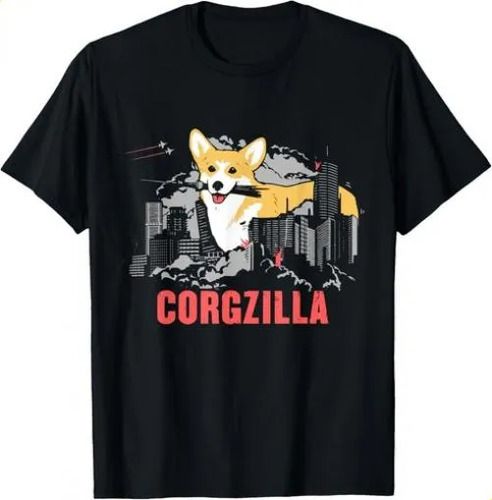 T-shirt_corgzilla_ Funny Dog 2026 Corgi Lover T-shirt Gif_viptrois.com