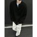 American Style Cleanfit Henry Collar Sweater Winter Trendy Inner Wear Cool Long Sleeve Men's Base Knitwear_viptrois.com