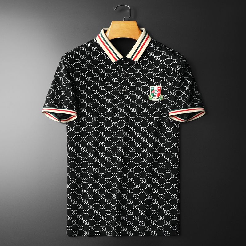 Men's Clothing Station 2024 New Short Sleeve POLO Shirt 20027 Summer Men's Half Sleeve Lapel_viptrois.com