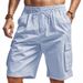 Men's Tactical Cargo Shorts – Outdoor Military-Inspired Workout Shorts With Multiple Pockets – Stretch Polyester Beach & Hiking Shorts_viptrois.com