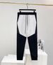 Men's Clothing glued oblique zipper tapered sweatpants trousers 163 side zipper_viptrois.com