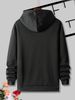 Men's Autumn And Winter Casual Fashionable Loose Hoodie Dog Print Warm Long Sleeved Pullover Sweater_viptrois.com