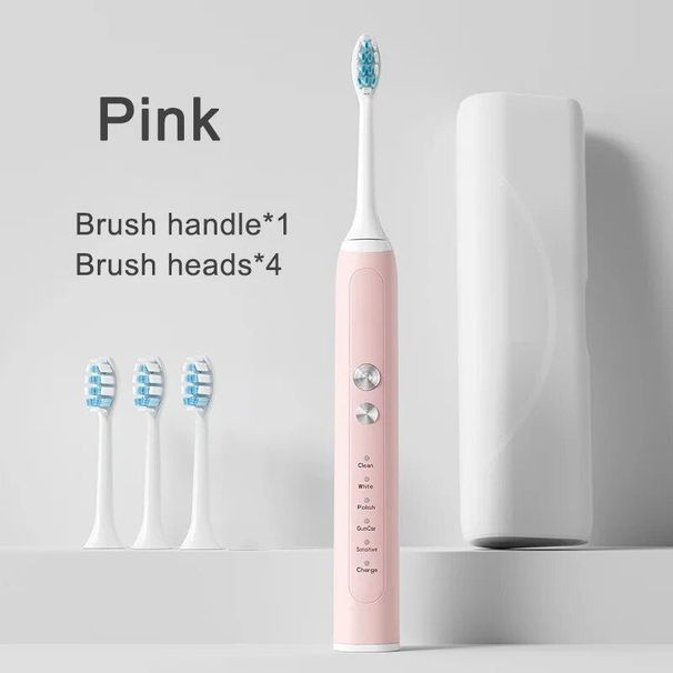 Dental Electric Brushes Ultrasonic 5th Gear Induction Charging Toothbrushes Timing IPX7 Waterproof Teeth Brush With_viptrois.com