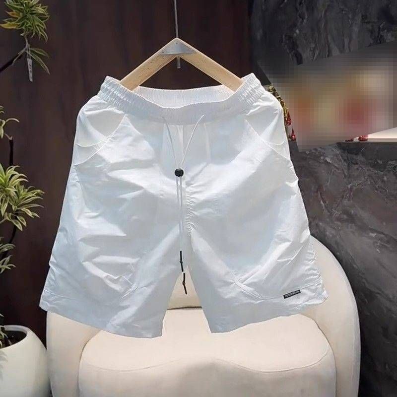 Men's Clothing Men's Quick Drying Shorts Summer Style High End Simple Trendy Loose Fit Casual Workwear Five Point Pants_viptrois.com