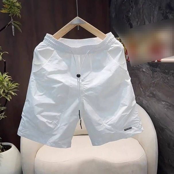 Men's Clothing Men's Quick Drying Shorts Summer Style High End Simple Trendy Loose Fit Casual Workwear Five Point Pants_viptrois.com