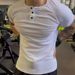 Summer Short Sleeve Men's T-Shirt Fitness Tights Men's Men's T-Sports Training T-Shirt Slim Fit Loose_viptrois.com