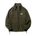 Autumn And Winter Fleece Hoodie Casual Jacket Stand Collar Lambhair Fleece Jacket_viptrois.com