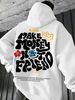 Men's Autumn And Winter Casual And Fashionable Loose Hoodie With Letter Pattern Print, Warm Long Sleeved Pullover Sweater_viptrois.com