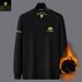 Men's Heavyweight Silver Fox Fleece Sweatshirt – Winter-Ready Crewneck Pullover With Thermal Lining (6628 Plus Velvet, Sizes 48-58)_viptrois.com