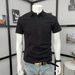 Men's Summer Thin Polo Shirt Color Matching Fashion With Chest Pocket Short Sleeved Top Lapel Half Sleeved T-Shirt_viptrois.com