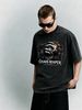 Chaos Reaper Skull Heavyweight Washed Graphic T-Shirt Men's Oversized Streetwear Tee_viptrois.com
