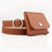 Women's Belts style personalized non-hole round buckle thin belt waist bag women's casual key coin purse belt pants wholesale_viptrois.com