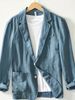 Men's Casual Suit Single Layer Jacket Solid Color Cotton And Linen Casual Fashion Men's Tops_viptrois.com