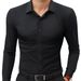 Men's Clothing Four Sided Stretch Shirt Men's Business Casual Men's Long Sleeved_viptrois.com