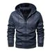 Men’s Vintage Washed Leather Jacket – Distressed Biker Style (Black, Blue, Yellow, S-XXXL)_viptrois.com