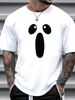 Ghost Halloween Shirt Women Men Ghost Funny Lazy Costume T-Shirt Slightly Top For Everyday Wear Casual Streetwear T-Shirt For Women Casual Versatile Fashion Comfortable Women Top Graphic Tees Breathable Women Female Unisex Designer Clothes Summer_viptrois.com