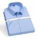 Men’s Stretch Short Sleeve Dress Shirt – Wrinkle-Free Business Casual Shirt For Office & Interviews ( Solid Colors, Lightweight & Machine Washable)_viptrois.com
