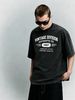 Relaxed Washed 1987 Number Cotton T-Shirt Men's Casual Streetwear Tee_viptrois.com