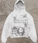 2023 Gothic Spider Print Autumn/Winter Plush American Hoodie Pullover Y2K Sweater_viptrois.com